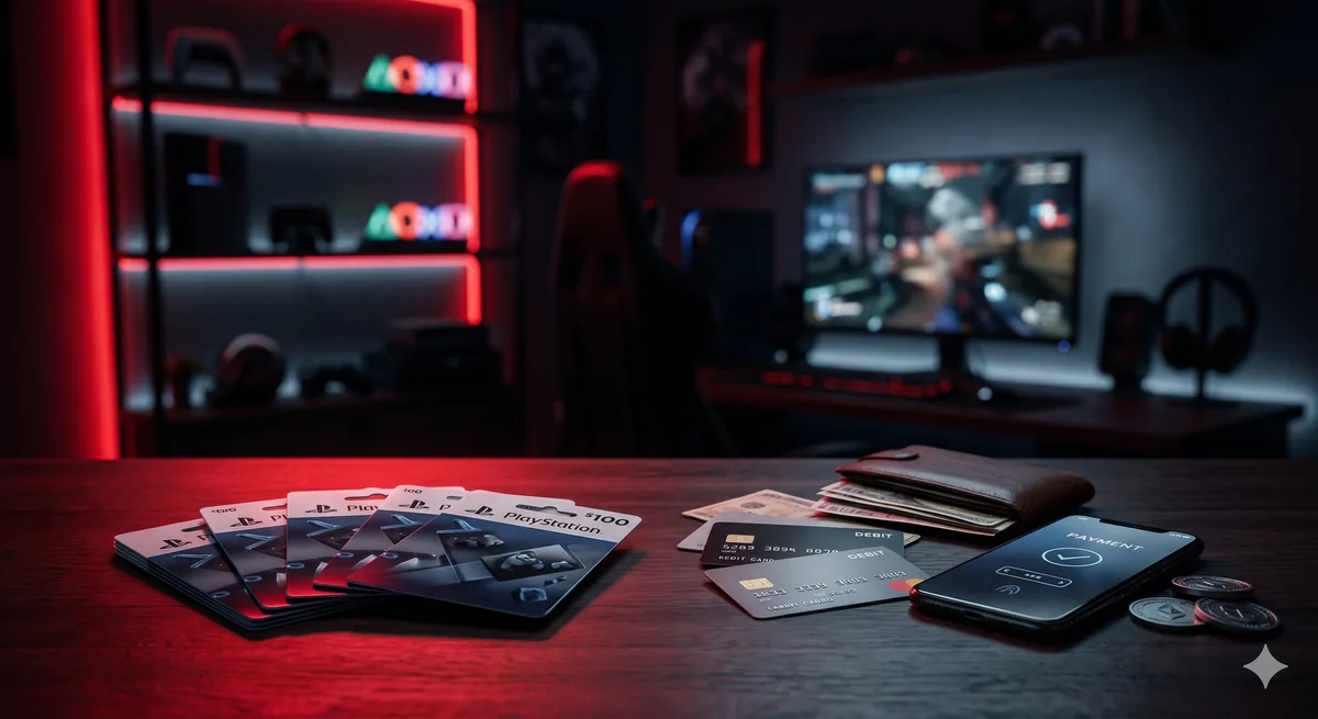 PlayStation Gift Cards vs. Other Payment Methods