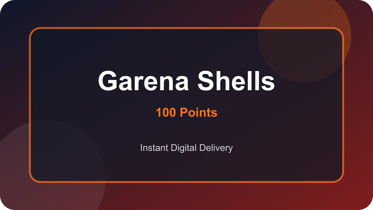 Garena Shells - 100 Points