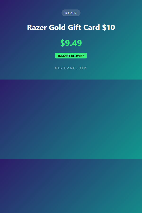 Razer Gold Gift Card $10