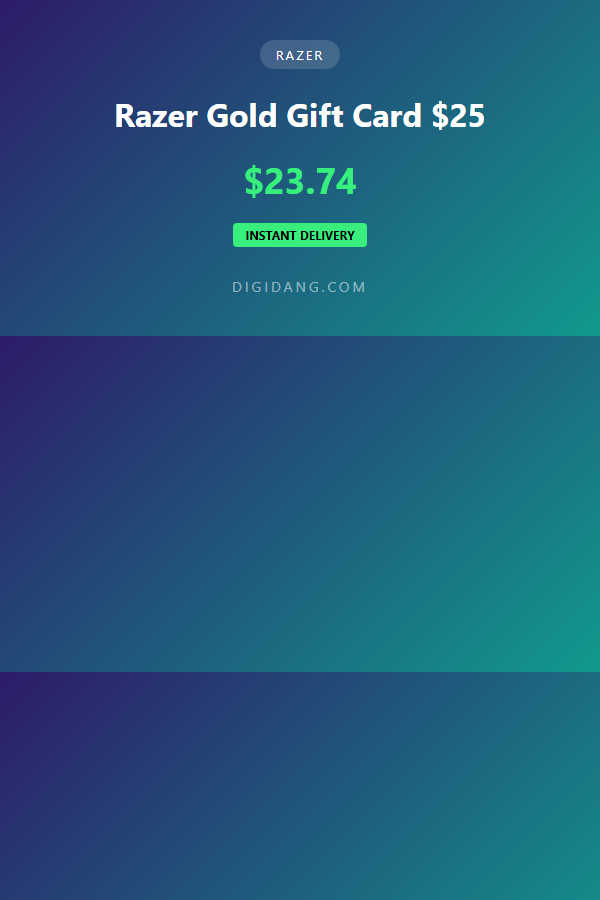 Razer Gold Gift Card $25