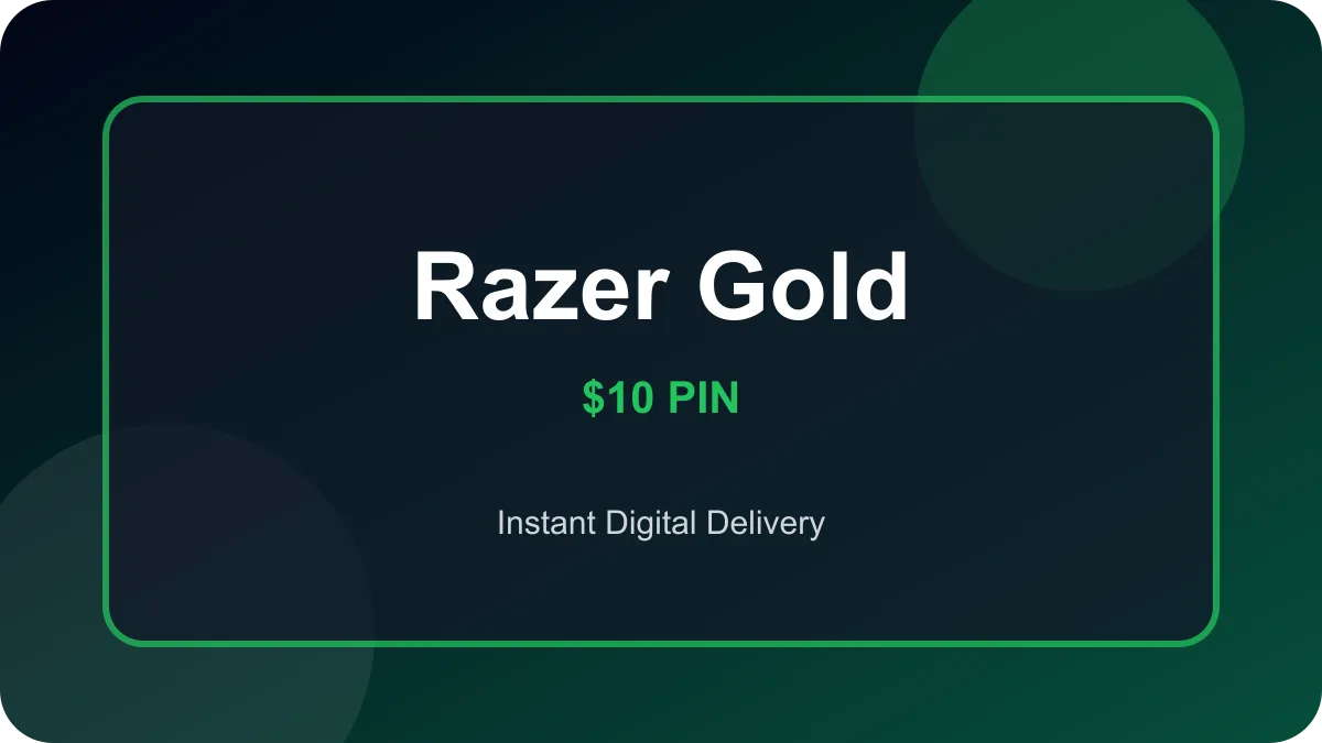 Razer Gold PIN - $10 USD